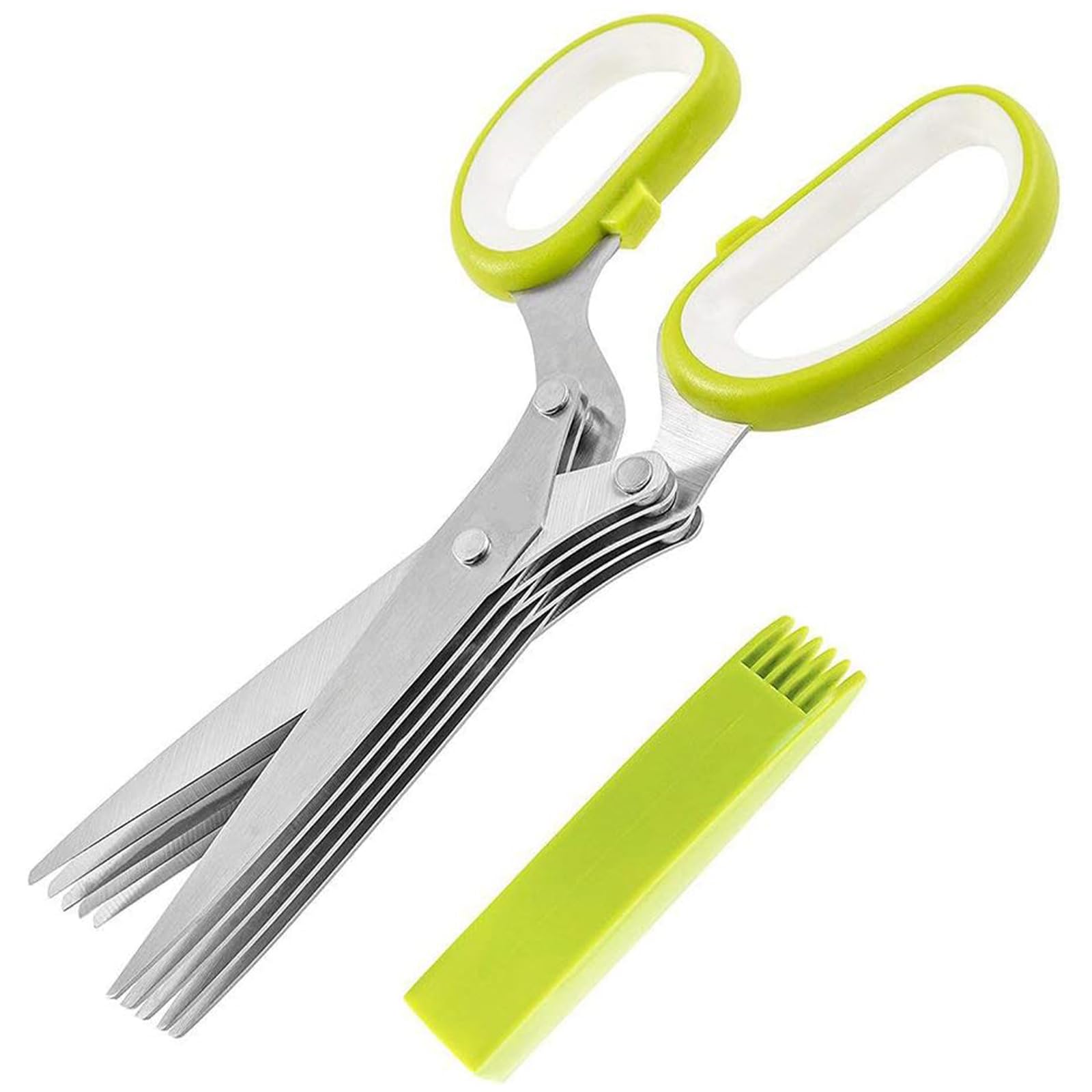 Amazon.co.jp: 野菜カッター五層キッチンはさみ多機能ハサミみじん切り